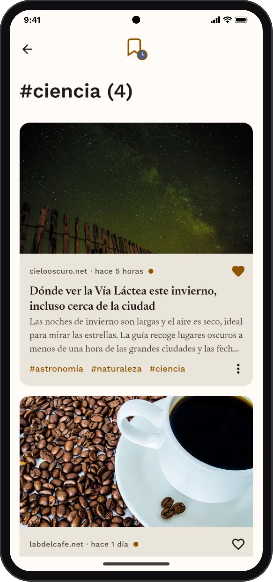 Los artículos con la etiqueta #ciencia.